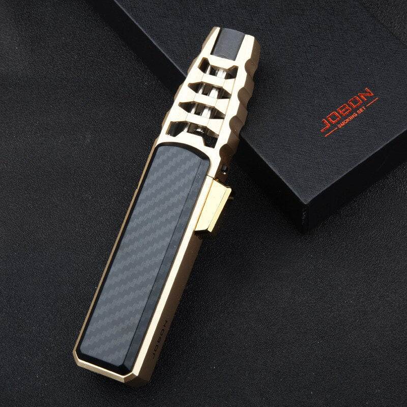 2023 Kitchen Outdoor BBQ Metal Windproof Cigar Big Jet Flames Lighter