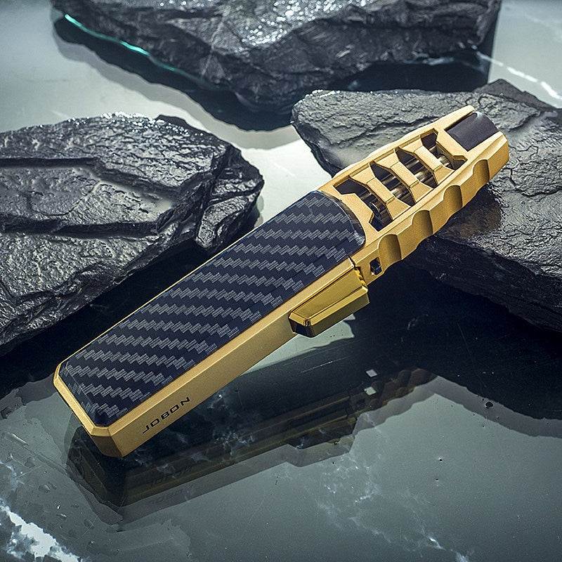 2023 Kitchen Outdoor BBQ Metal Windproof Cigar Big Jet Flames Lighter
