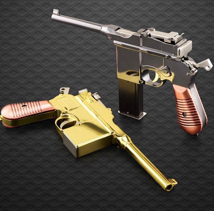 New 1:2.05 Mauser Military Pistal Metal Model Detachable