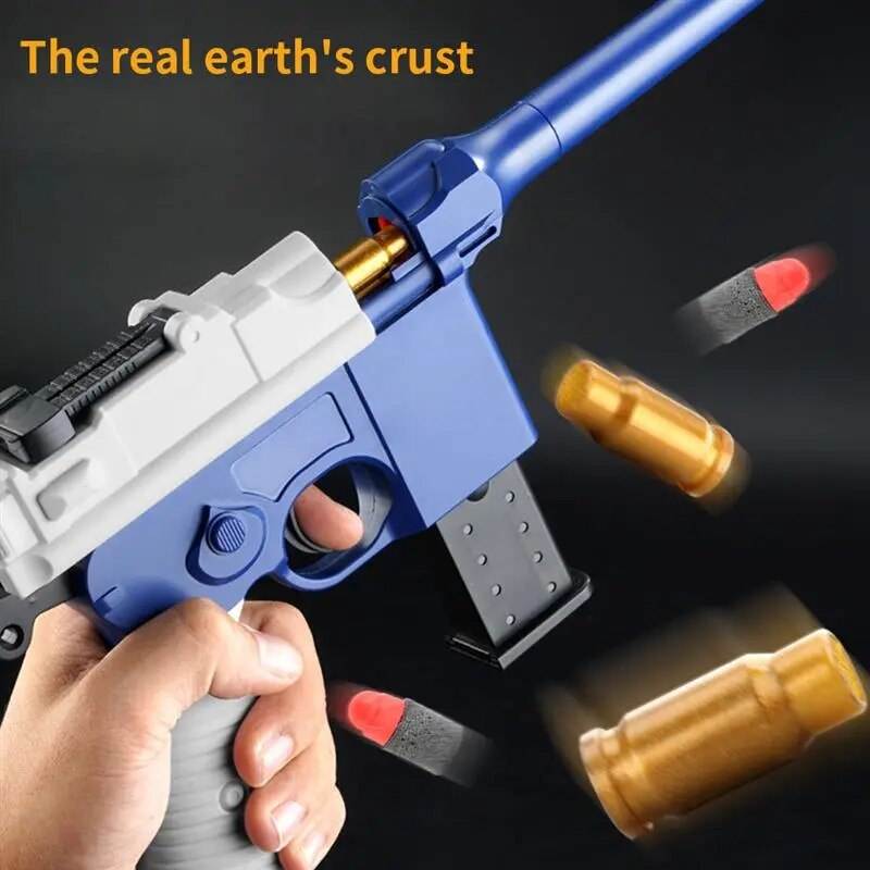 Shell-Throwing Soft Bullet Traumat Gun Pistol M1932 - BOOST TOYS