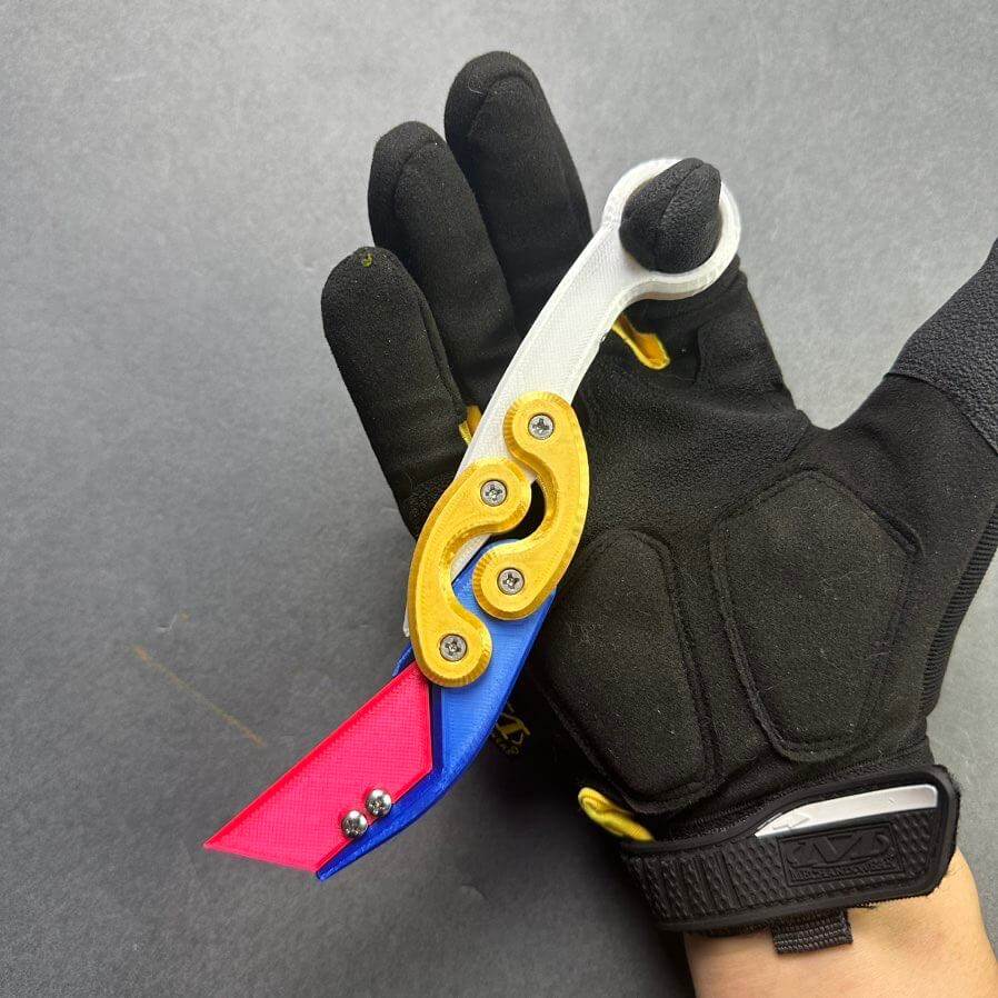 3D Printed Karambit Claw Neck Knife EDC Toys CSGO