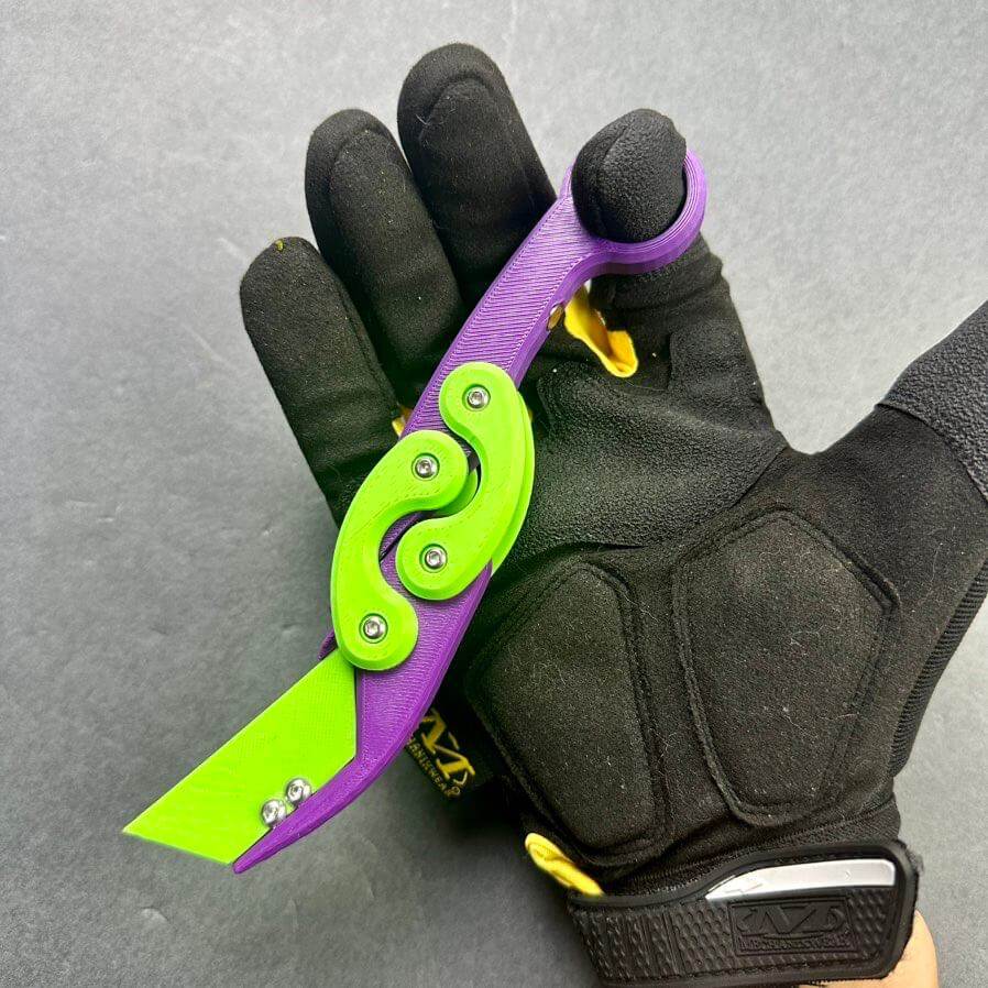 3D Printed Karambit Claw Neck Knife EDC Toys CSGO