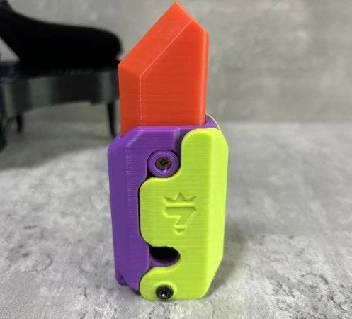 3D Printed Baby Mini M1911 Gravity Cub Jumping Small Knife Fidgets - BOOST TOYS