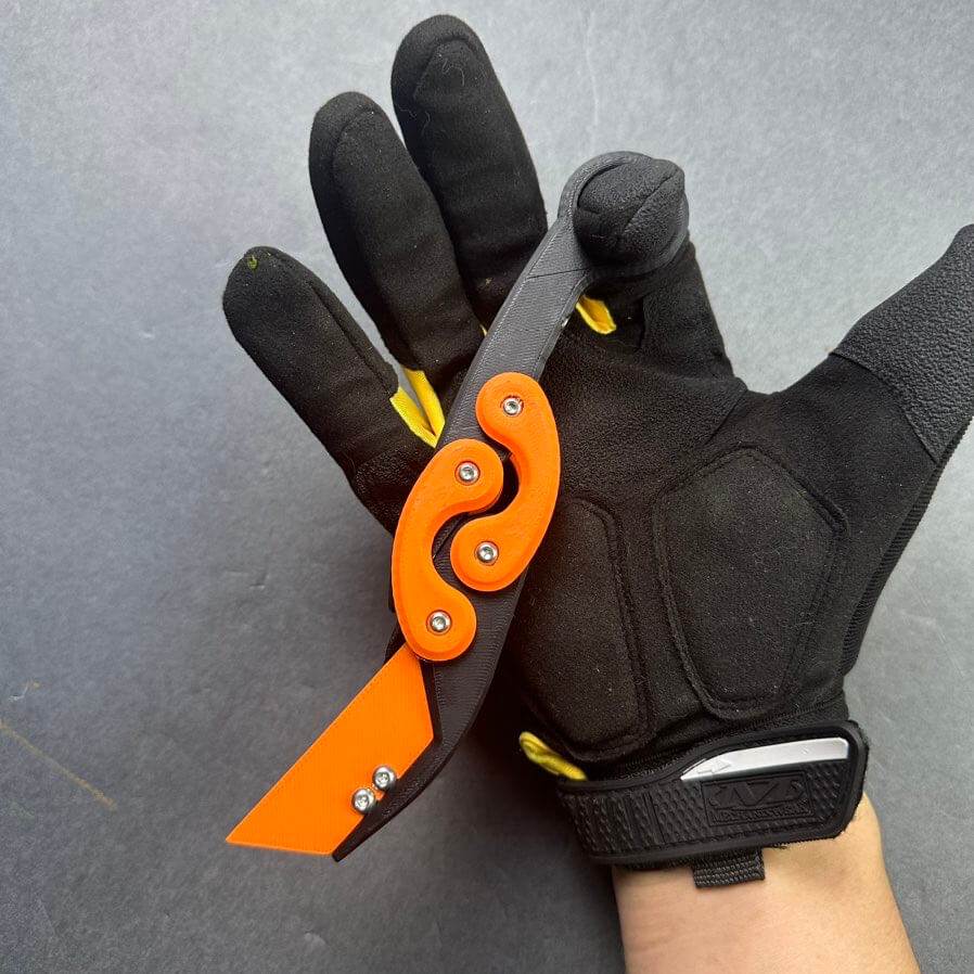 3D Printed Karambit Claw Neck Knife EDC Toys CSGO