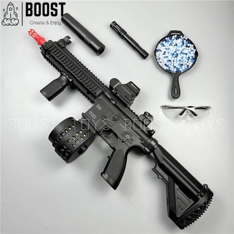 HK416D Gel Ball Blaster M416 Launchers with Free Stickers Adult type - BOOST TOYS