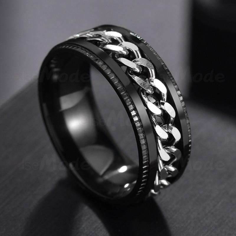 Stainless Steel Rotatable Fidget Rings Jewelry - BOOST TOYS
