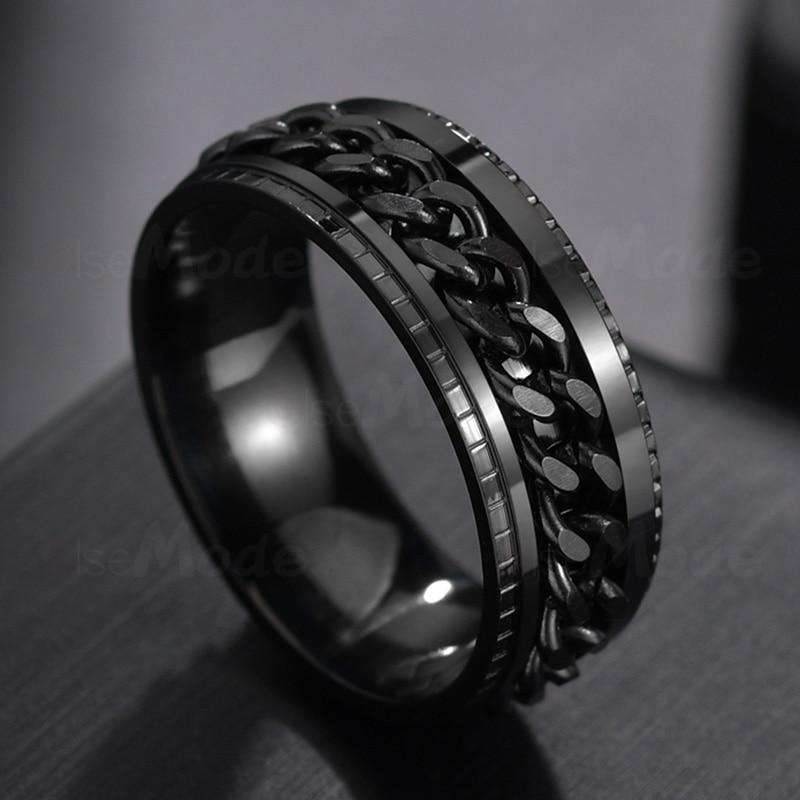 Stainless Steel Rotatable Fidget Rings Jewelry - BOOST TOYS