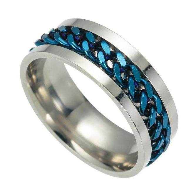 Stainless Steel Rotatable Fidget Rings Jewelry - BOOST TOYS