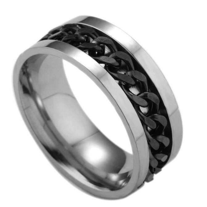 Stainless Steel Rotatable Fidget Rings Jewelry - BOOST TOYS