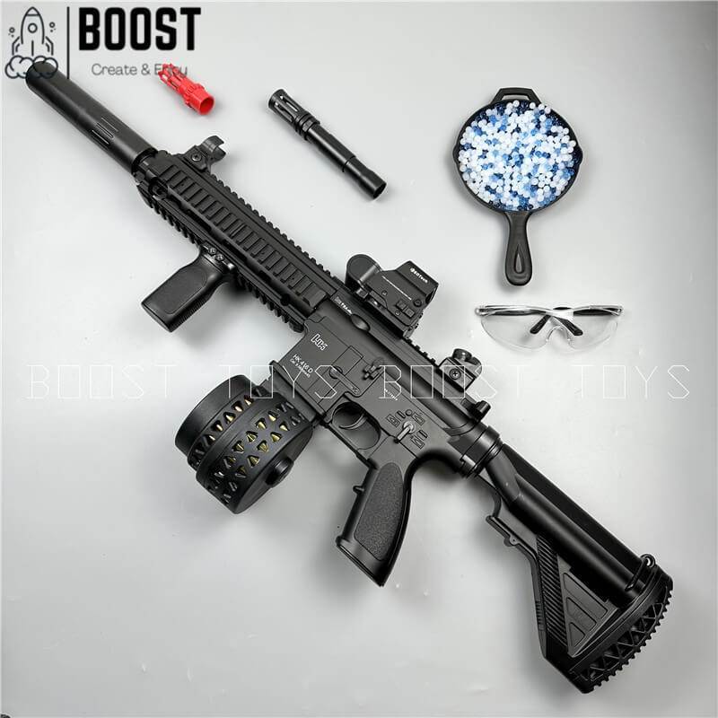 HK416D Gel Ball Blaster M416 Launchers with Free Stickers Adult type - BOOST TOYS