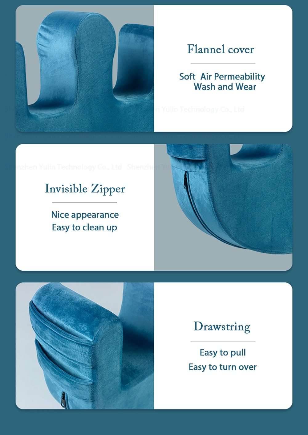 Elderly bed turn over assistant bedsore pad turn over nursing device side lying turn over pad U pillow - BOOST TOYS