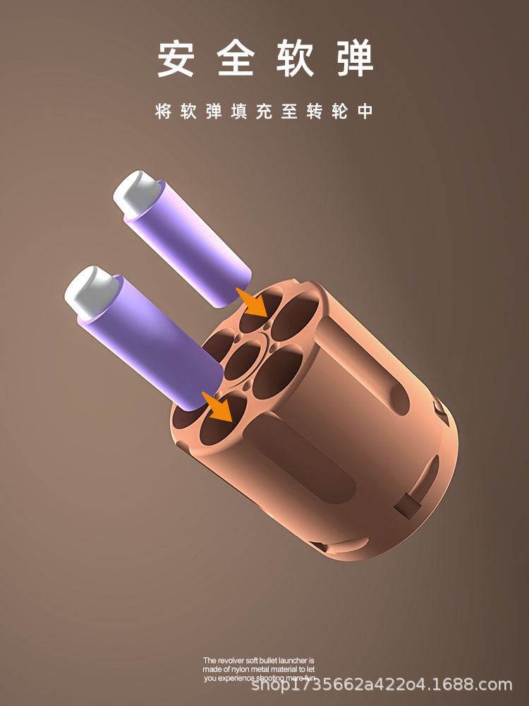 New Revolver ZP5 357 Soft bullet Launcher - BOOST TOYS