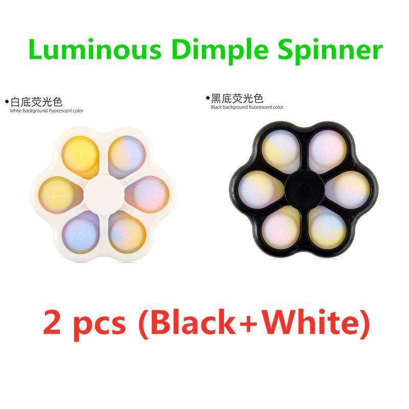 2 pcs Luminous Fidget Spinner New Arrival - BOOST TOYS