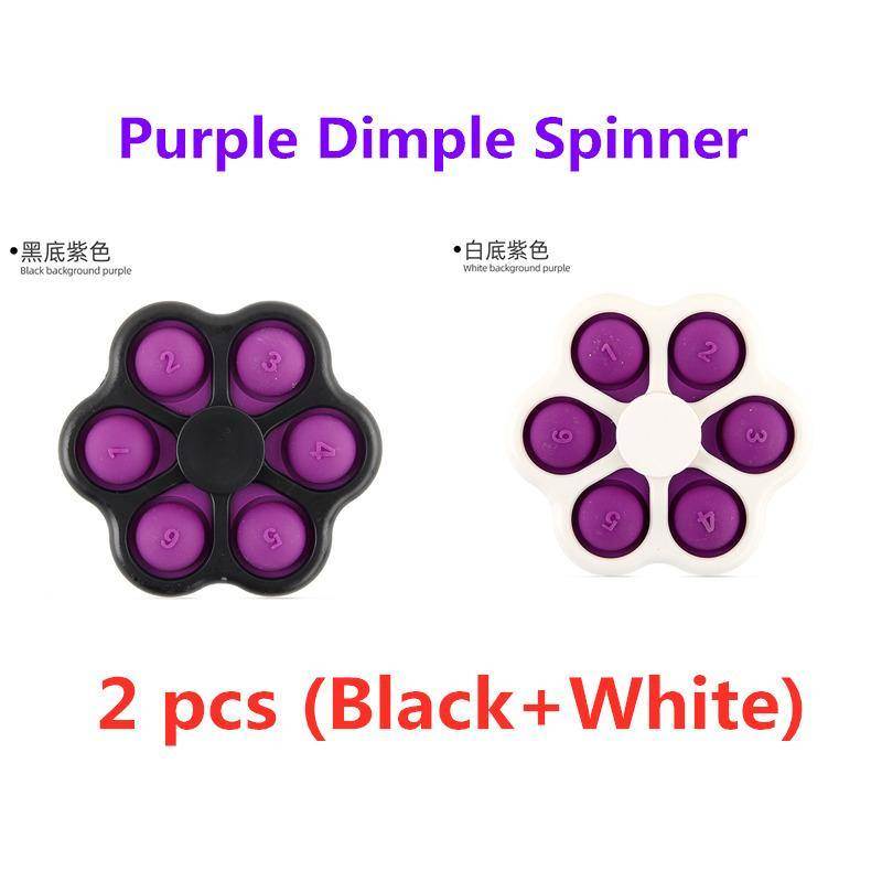 2 pcs Luminous Fidget Spinner New Arrival - BOOST TOYS