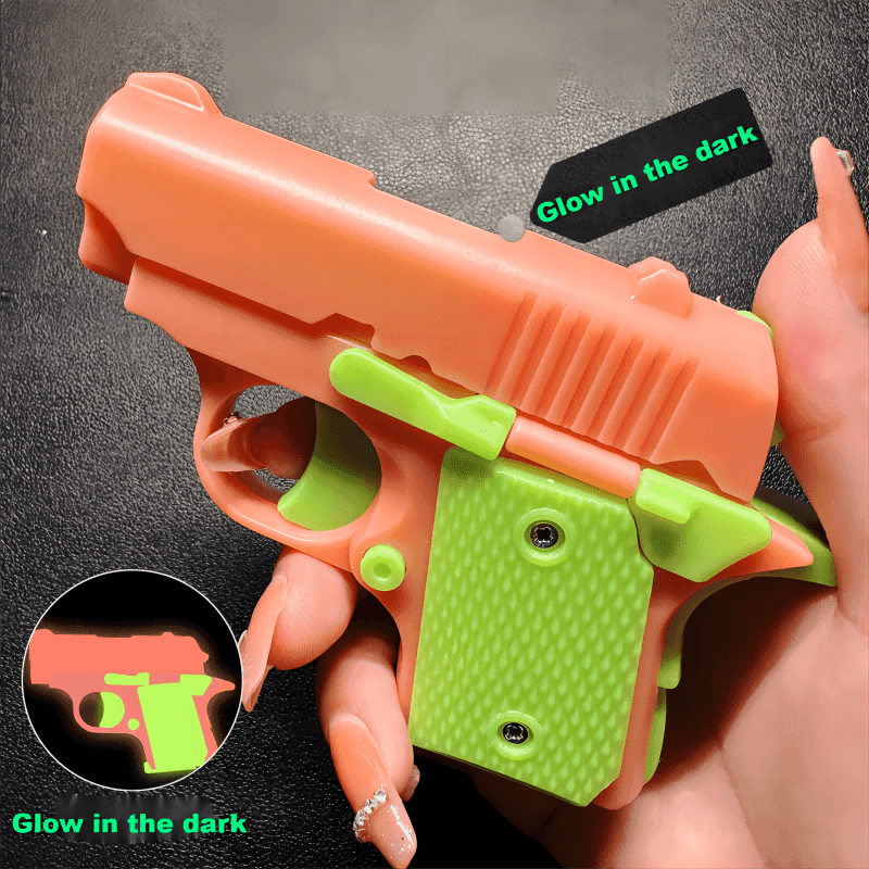Impression 3D Mini Pistolet Jouet 1911 Cub Baby Blowback Toy ne peut pas  être lancé pour décompresser L'enfant est mignon
