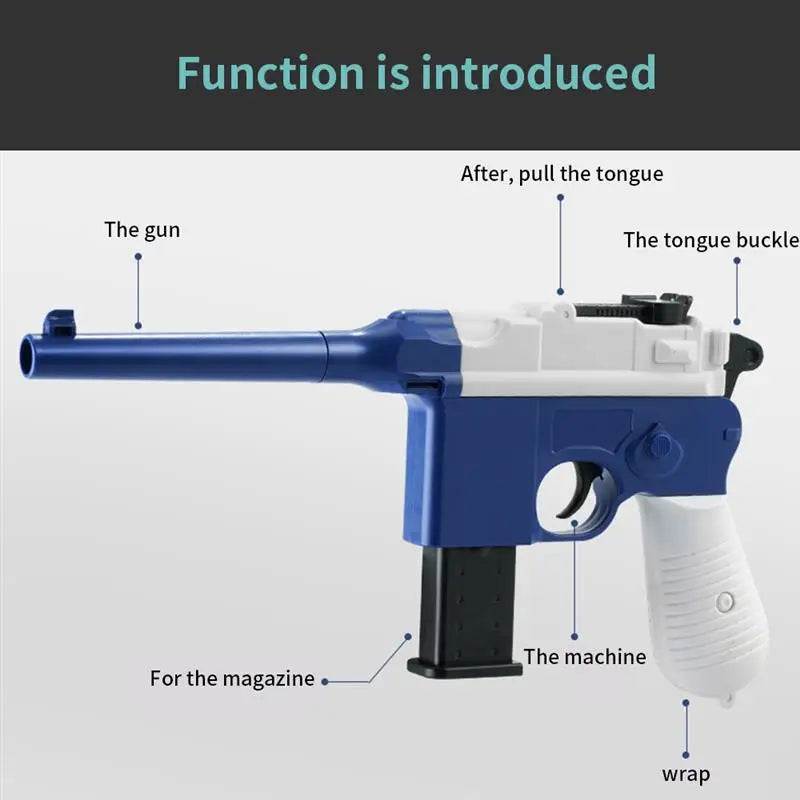 Shell-Throwing Soft Bullet Traumat Gun Pistol M1932 - BOOST TOYS