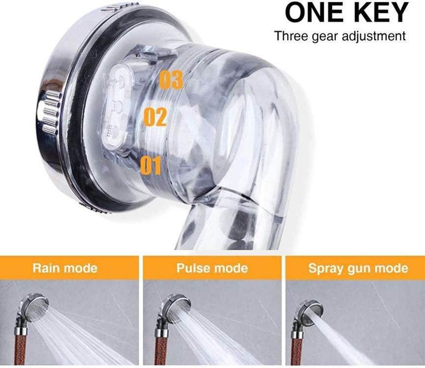 Anion Shower Head Pressurized Water-saving Nozzle - BOOST TOYS