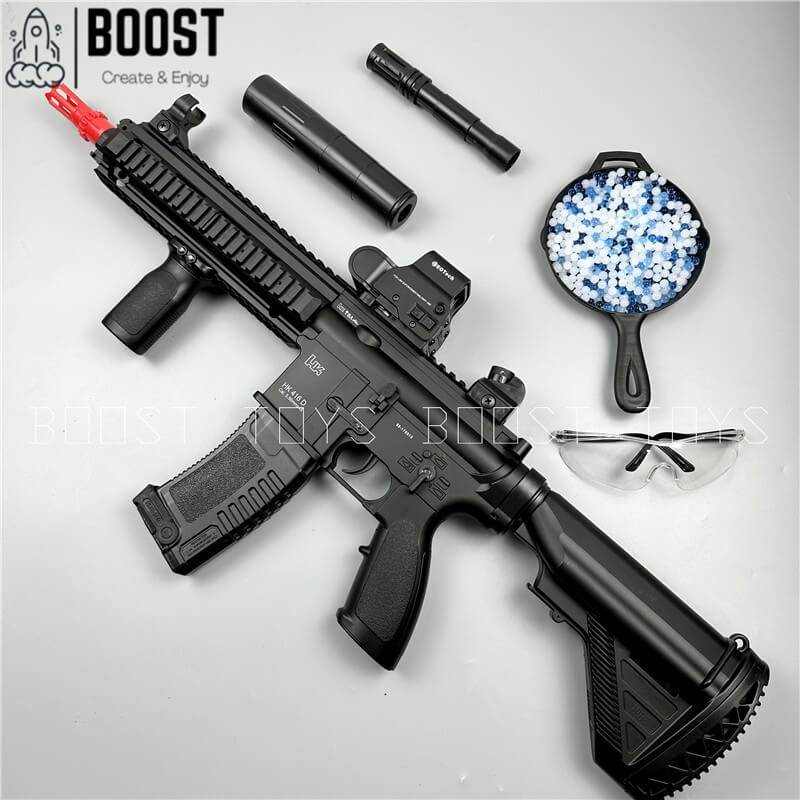 HK416D Gel Ball Blaster M416 Launchers with Free Stickers Adult type - BOOST TOYS