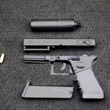 New 1:2.05 Glock 18C Metal Model Detachable - BOOST TOYS