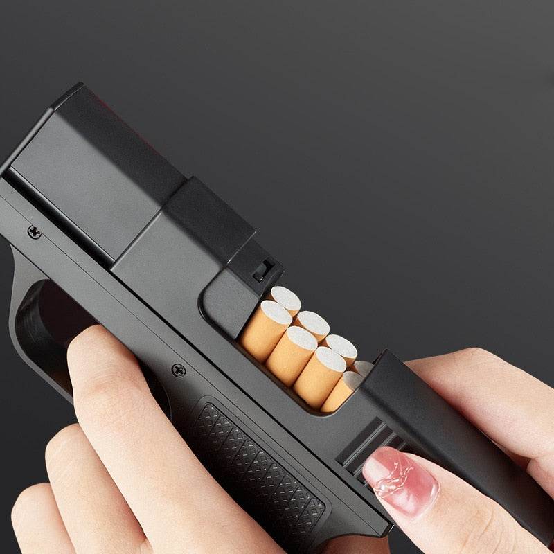 Creative Pistol Shape Lighter With 10PCS Cigarette - BOOST TOYS