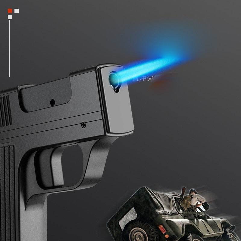Creative Pistol Shape Lighter With 10PCS Cigarette - BOOST TOYS