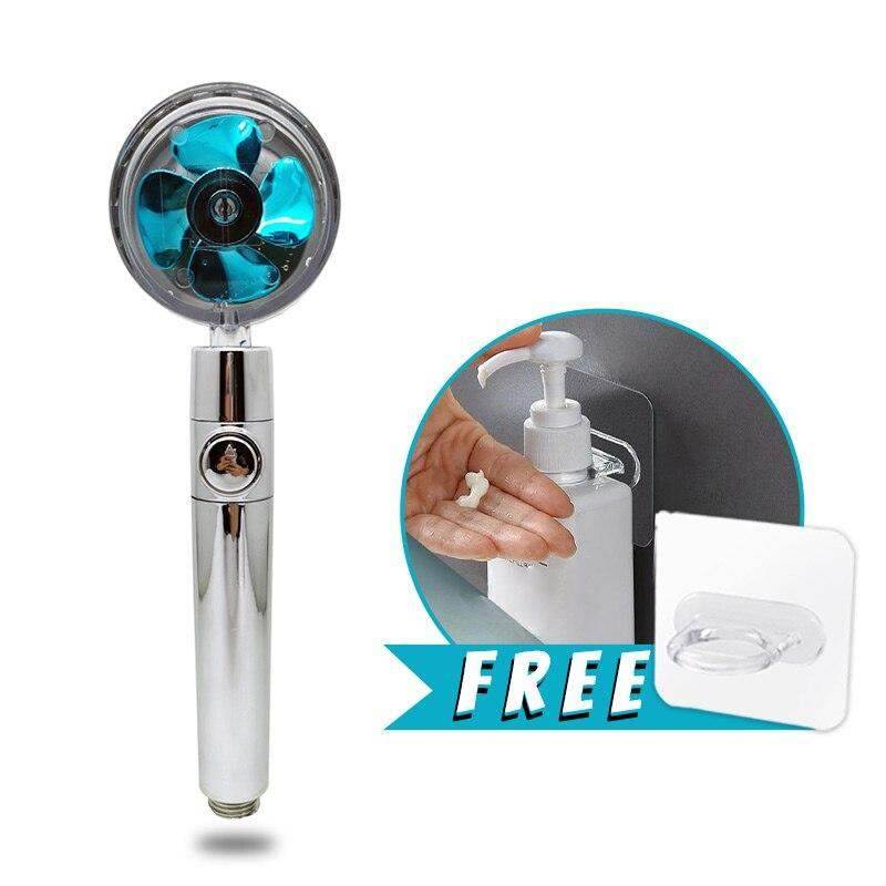 Pressurized Water Saving Spray Shower Head Nozzle 360 Rotated Fan Bath Massage - BOOST TOYS