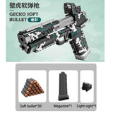 2021 Nylon Gecko Airsoft Launcher Pistol Soft Bullet Toy Gun - BOOST TOYS