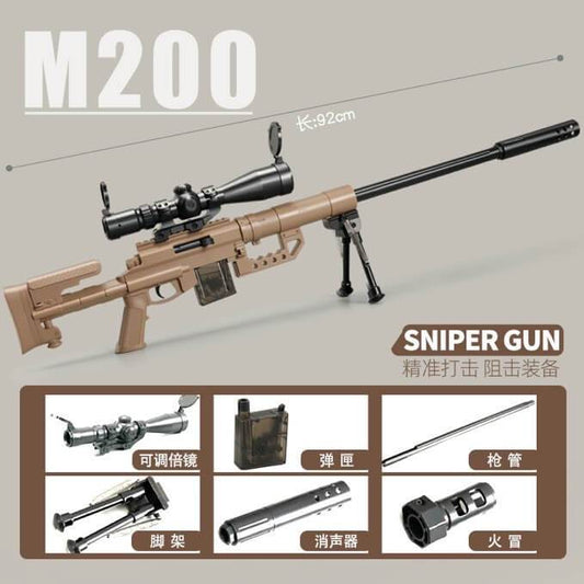 New Mini M200 Gel blaster Sniper Manual Type - BOOST TOYS